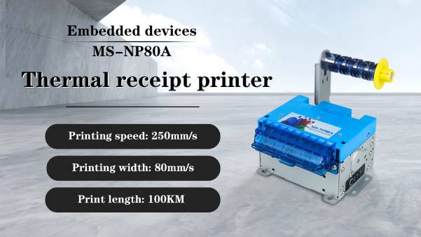 thermal printer in airport self-service equipment