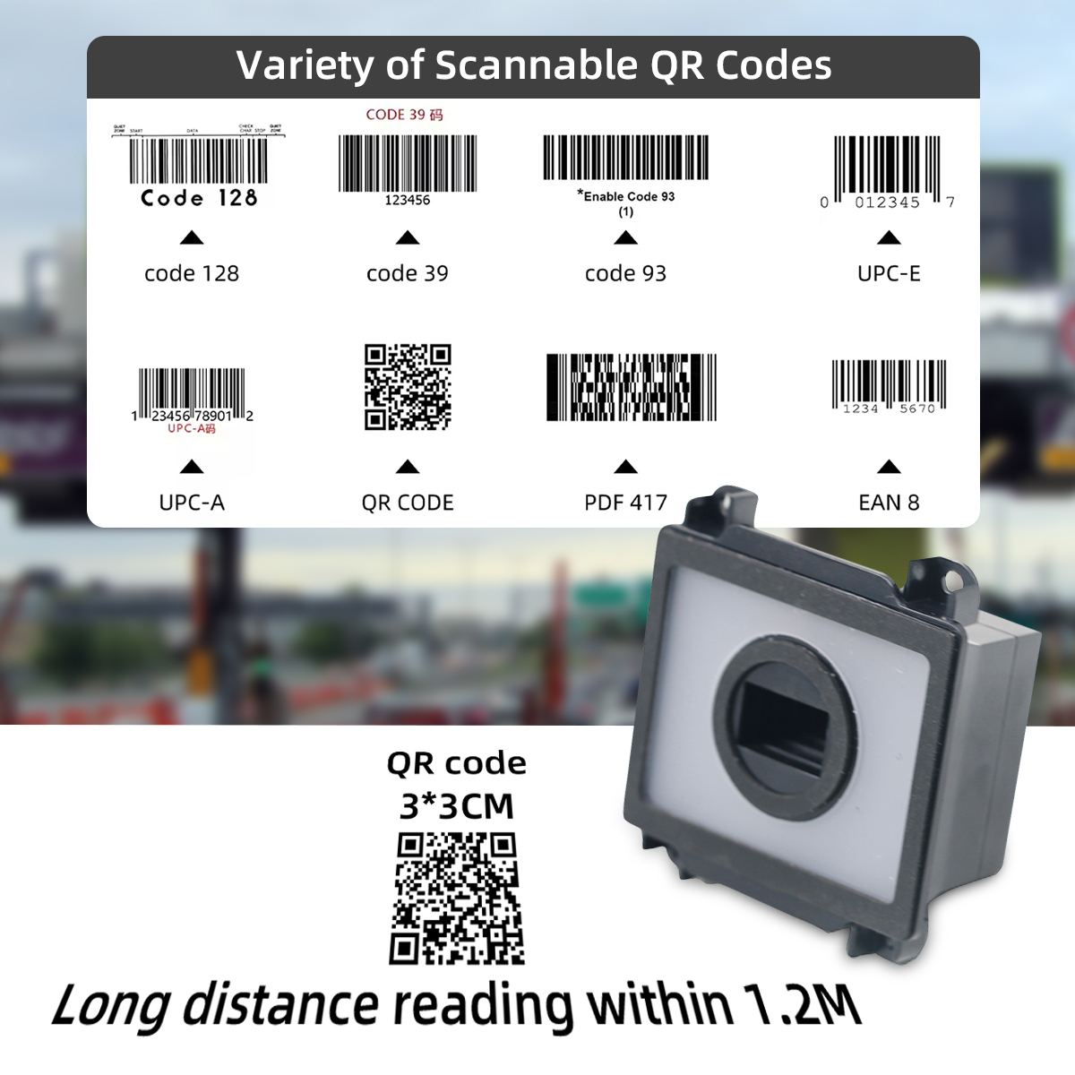 Factory Wholesale High Accuracy Industrial Barcode Scanner