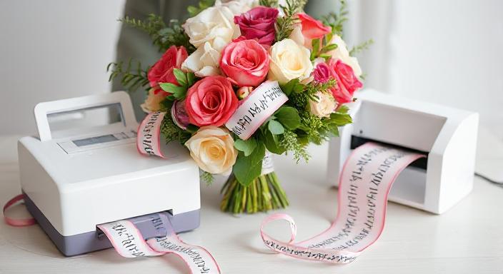 florist ribbon printer