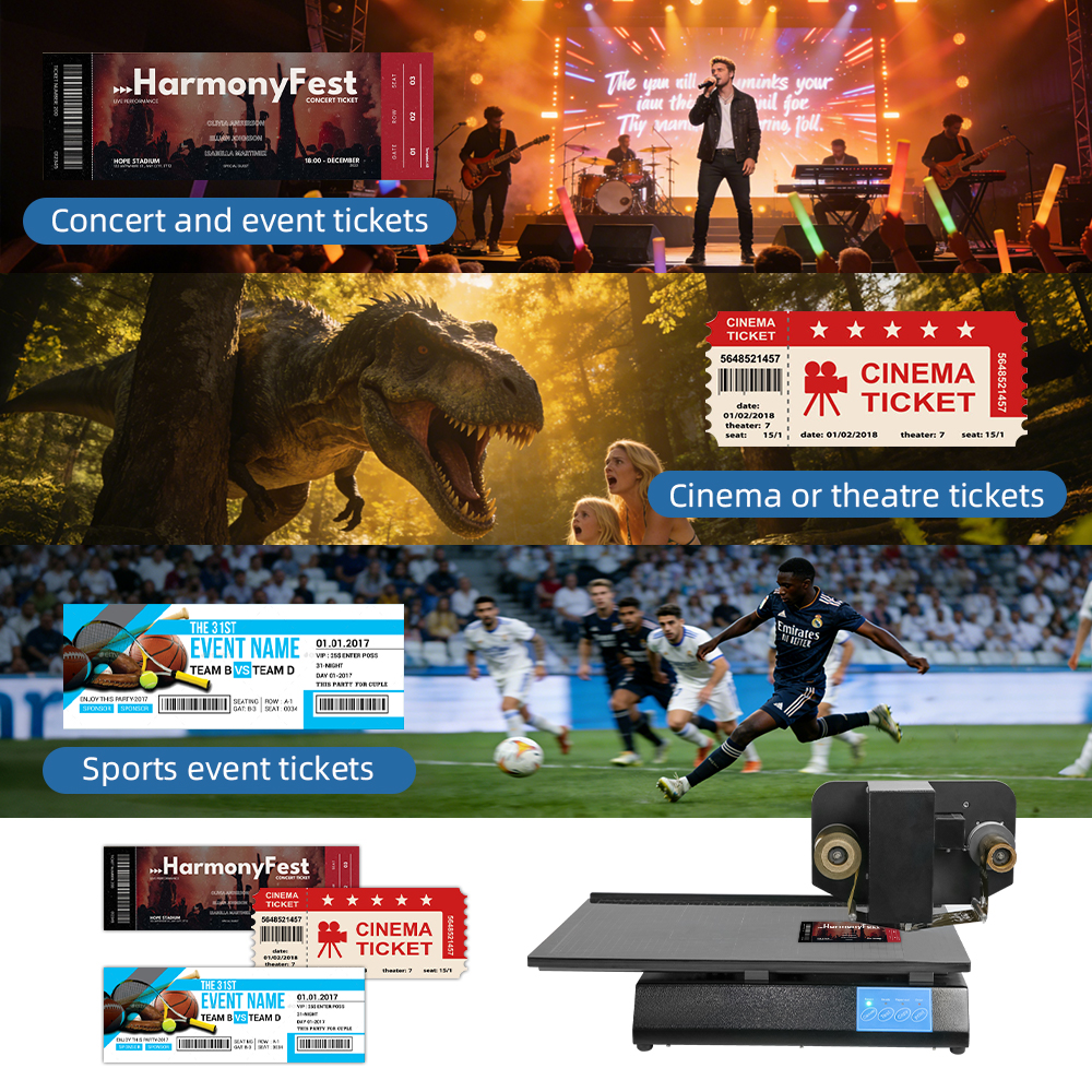 Masung CH8025, Thermal Transfer Hot Foil Stamping Machine with 300DPI High Resolution