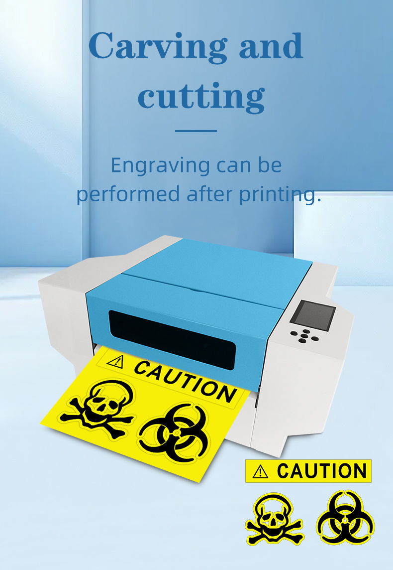 die cut sticker printer machine