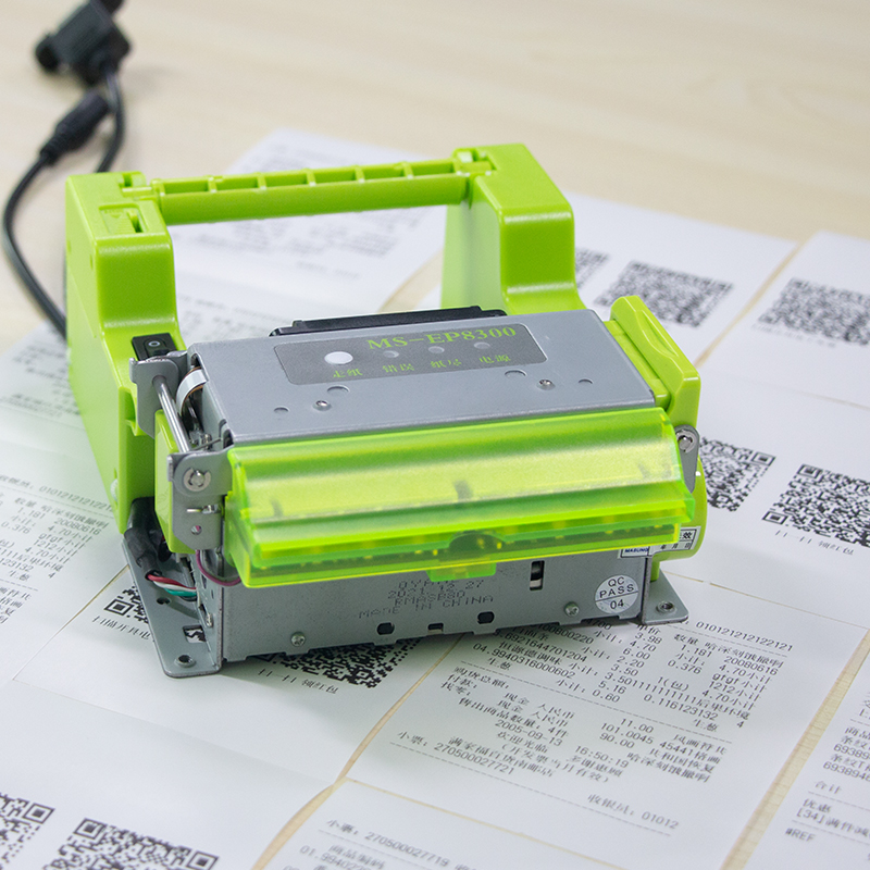 Mini A4 Thermal Printer with Rechargeable Battery