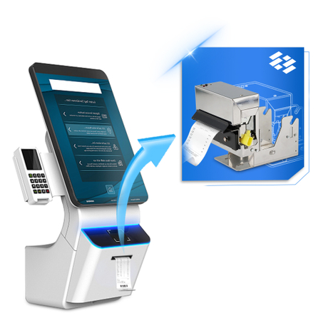 MASUNG MS-D245, Embedded Thermal Printing Module, Kiosk Thermal Receipt Label Printer 58mm with Auto Cutter