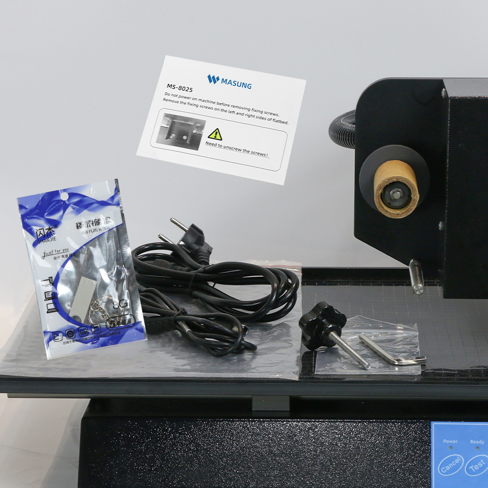 Masung CH8025, Thermal Transfer Hot Foil Stamping Machine with 300DPI High Resolution