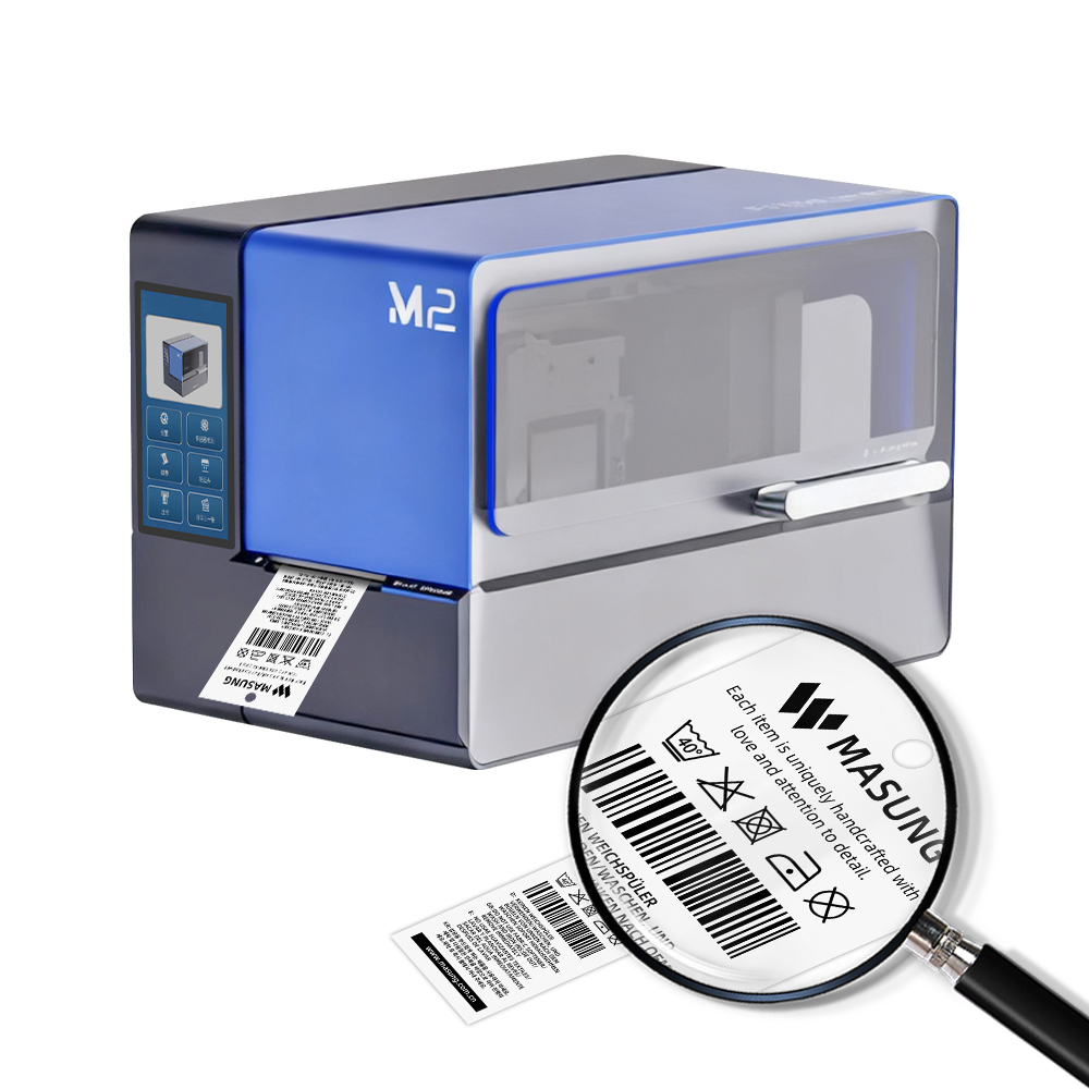 Masung CH650, Customizable Hang Tag Printer Machine for Printing Custom Hang Tags for Clothing 