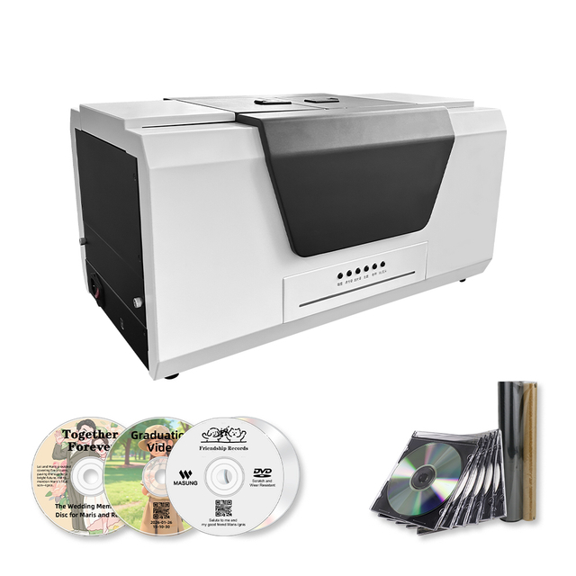 Masung MS-550A Automated CD Duplicator and Printer with Built-in CD Burner for High-Volume Disc Burning & Printing