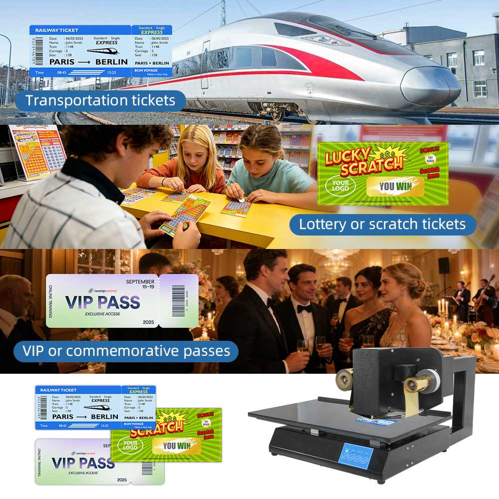 MS-8025 Hot Sale Flatbed Foil Printing Machine for Cards Book Box