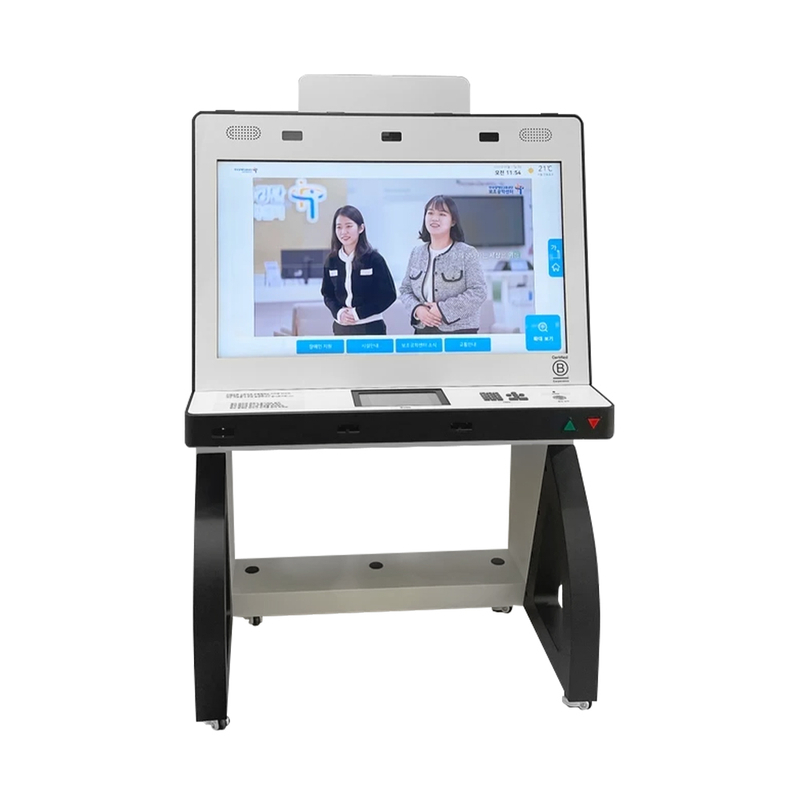 MASUNG MS-BFK21.5 A barrier-free kiosk \Wheelchair-accessible kiosk for both non-disabled and disabled people