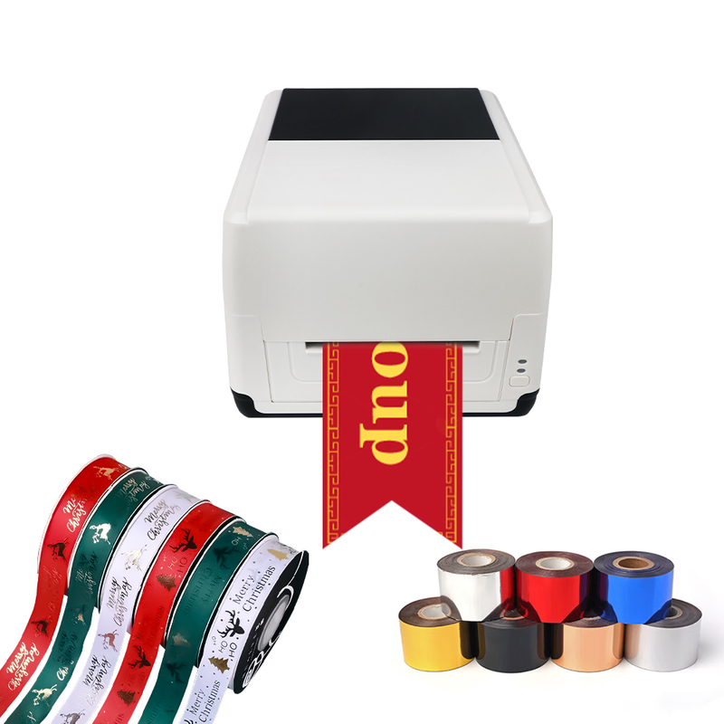 MASUNG MS-1730 4 INCH Thermal Transfer Ribbon Printer Textile Thermal Transfer Printer for Label Wash Care Label Printer