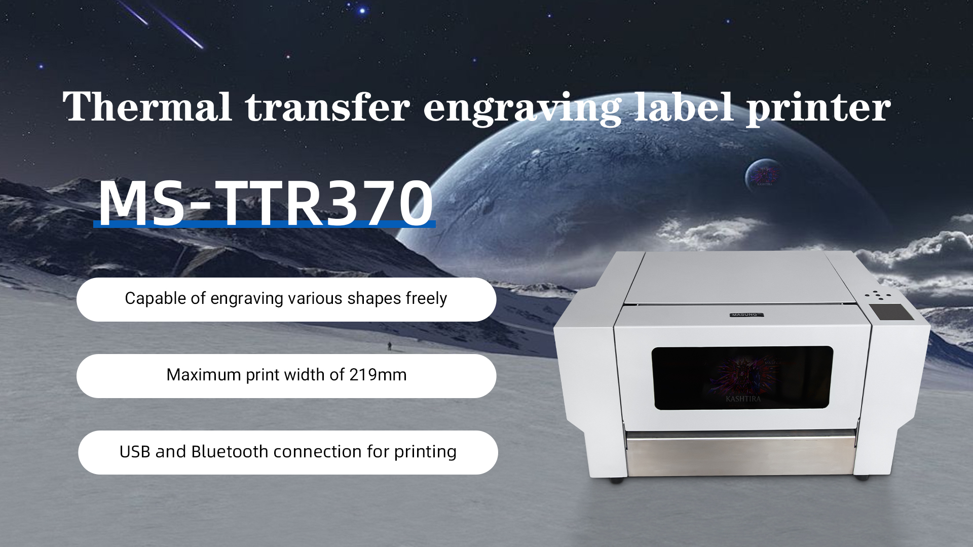 Application Cases of MASUNG MS-TTR370 Thermal Transfer Engraving Logo Printer