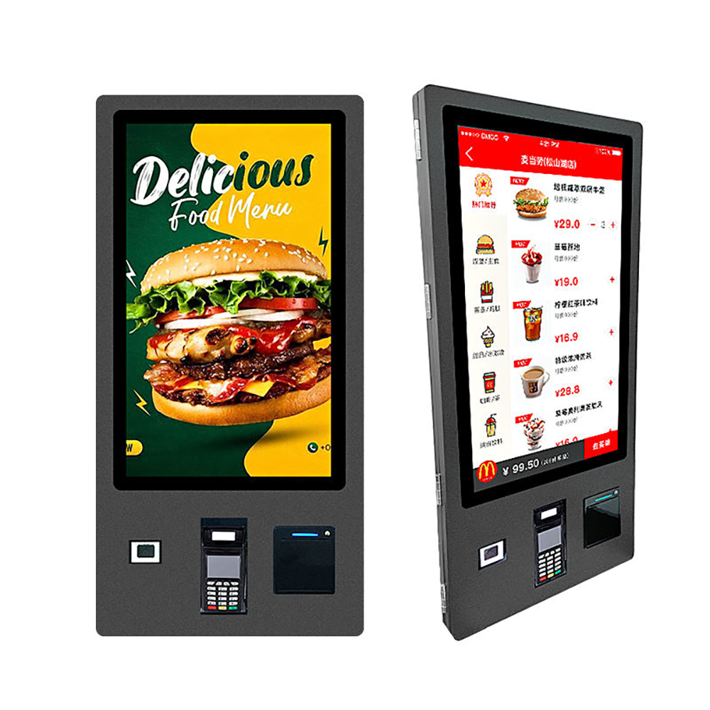 MASUNG MS-S6 32 Inch Self Service Order Payment Touch Screen Kiosk Self Ordering Payment Kiosk For Chain Store Restaurant