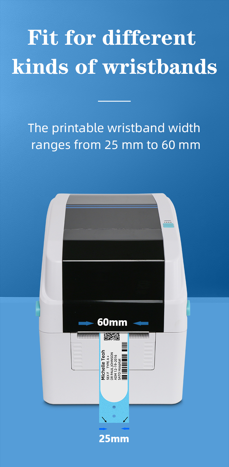 PVCTyvek Wristband Printer (4)