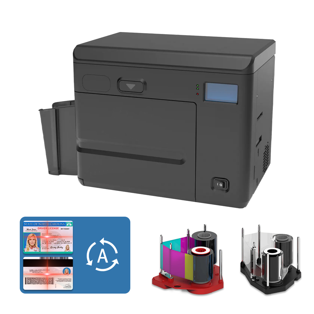 driving licence card printing machine 