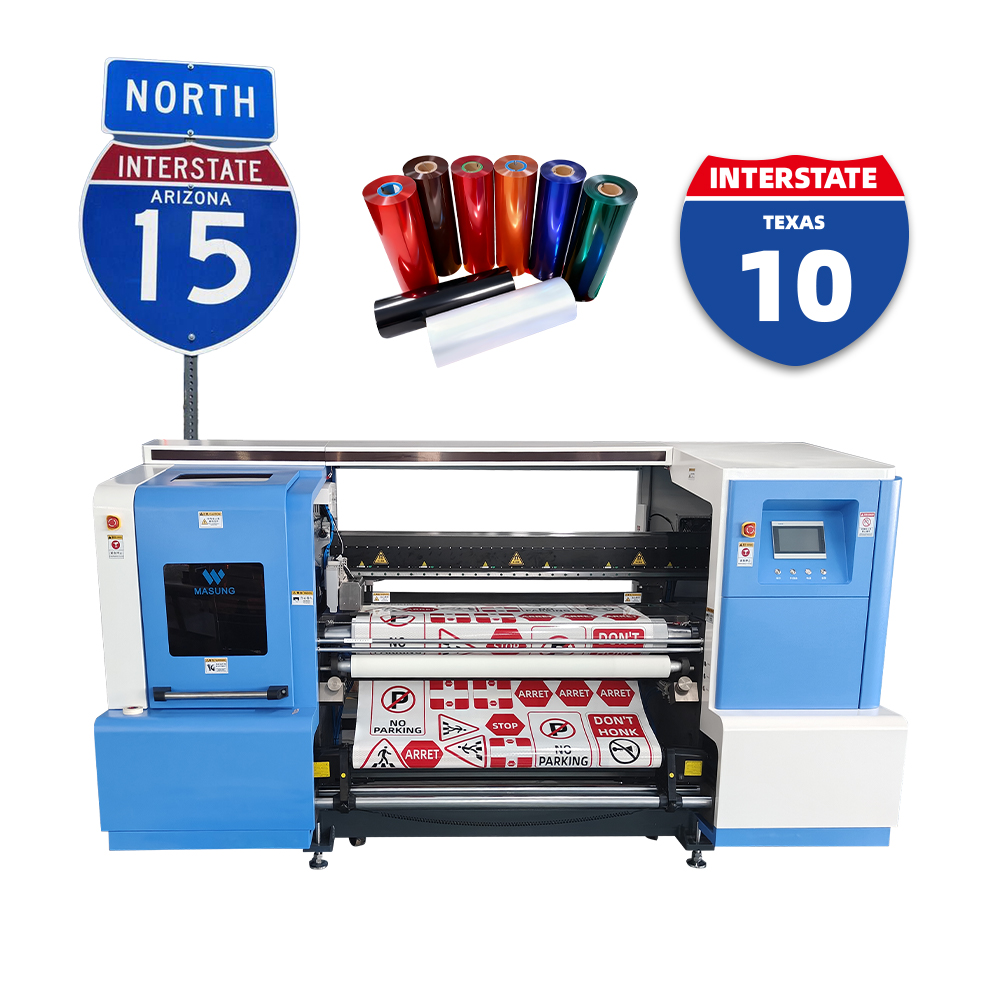Large-formt traffic sign printer