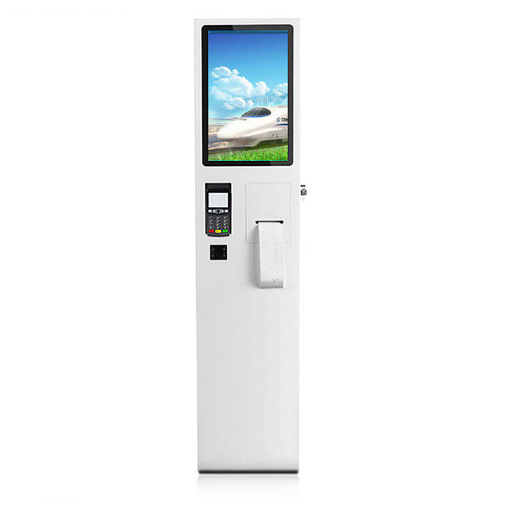 MASUNG MS-S10 OEM 21.5 Inch Touch Screen Self Service Ticket Vending Pc Self-ordering Payment Pos Printer Kiosk