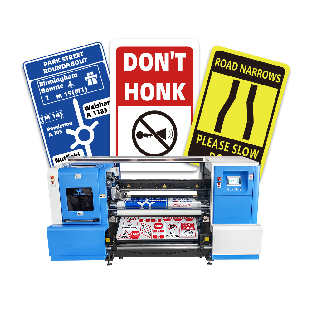 Masung MS-1590: Industrial Digital Traffic Sign Printer for Durable, High-Visibility Road Signs