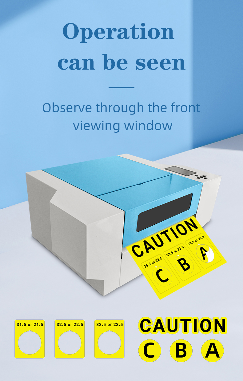 die cut sticker printing machine