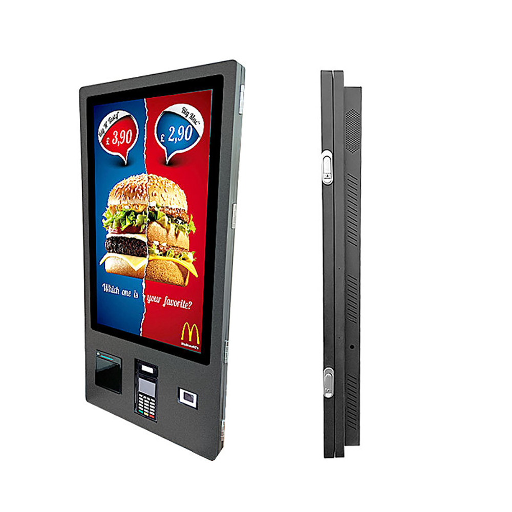 MASUNG MS-S6 32 Inch Self Service Order Payment Touch Screen Kiosk Self Ordering Payment Kiosk For Chain Store Restaurant