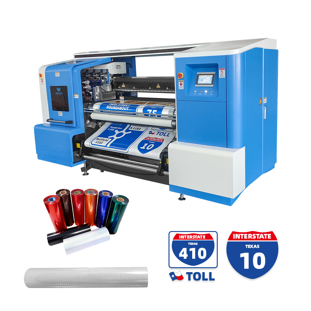 Masung MS-1590: Industrial Digital Traffic Sign Printer for Durable, High-Visibility Road Signs
