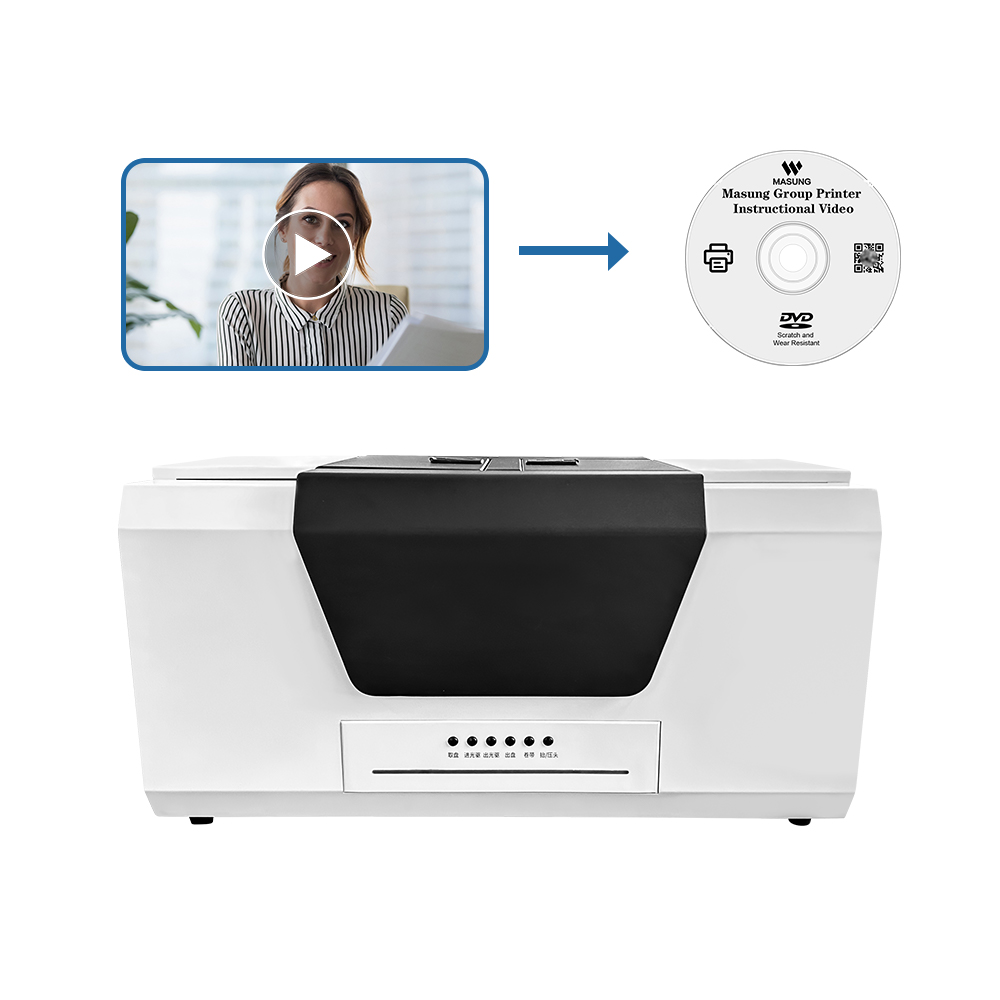 Masung MS-550A Automated CD Duplicator and Printer with Built-in CD Burner for High-Volume Disc Burning & Printing