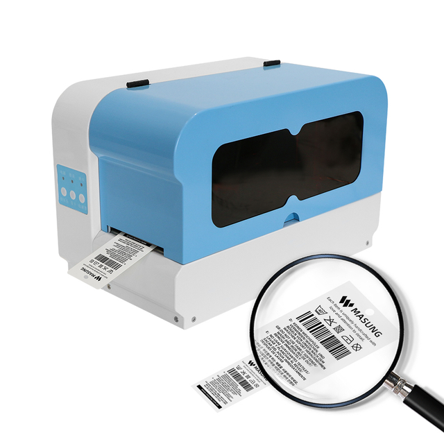 Masung ZK650, Thermal Transfer Paper Hang Tag Printer with 300DPI Resolution