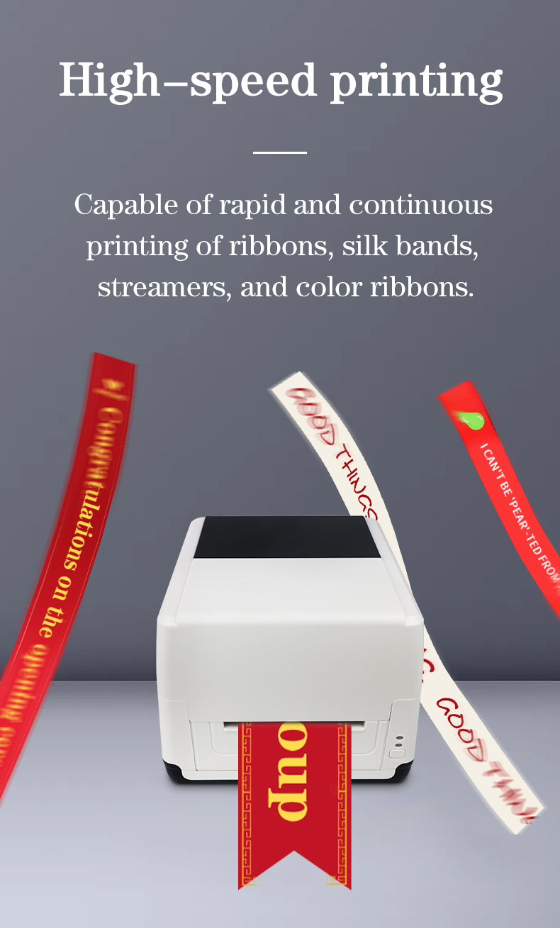 satin ribbon printer machine