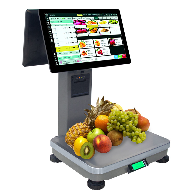 AI weighting scale supermarket