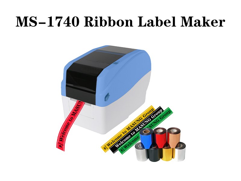 Masung MS-1740 Ribbon Label Maker