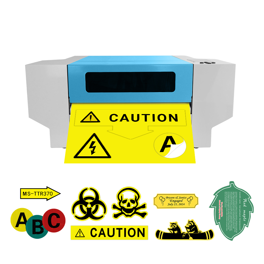 Masung MS-TTR370 Die Cut Sticker Printer Machine with High-Precision & Auto Die-Cutting