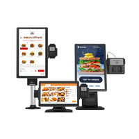 MASUNG MS-S11 Touch Screen POS System Self Service Payment Self Ordering Kiosk for Mcdonald S KFC Restaurant Manufactures