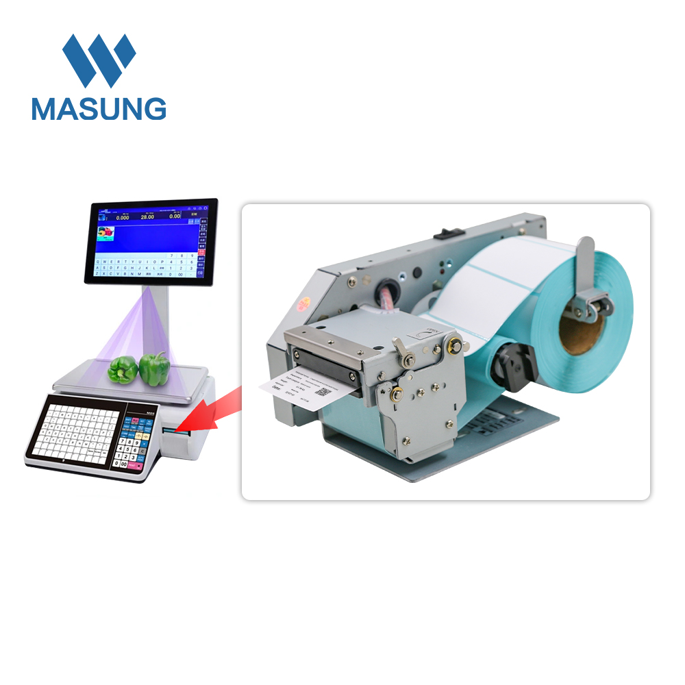 MASUNG MS-LP212A High-Speed 58MM Thermal Shipping Sticker Printer Roll To Roll Receipt Thermal Label Modules in Stock