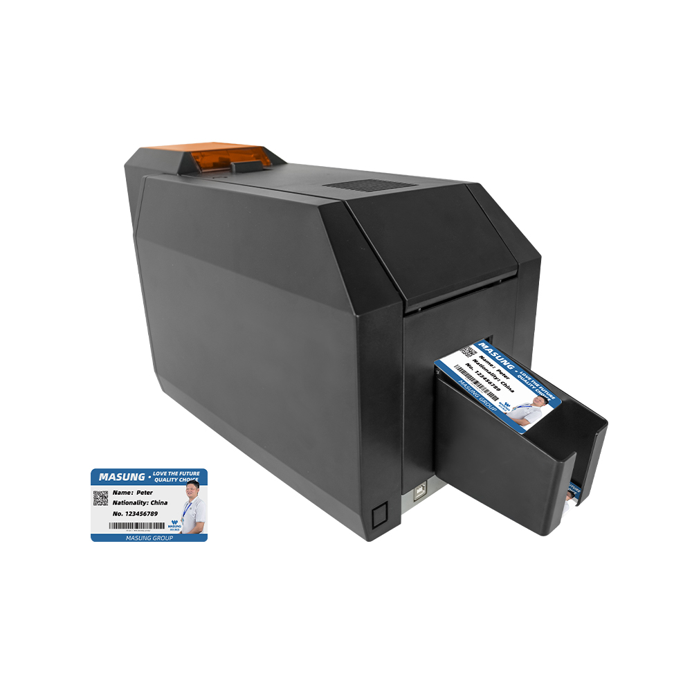 MS-CH22 Thermal Sublimation Color ID Card Printer - High-Speed 300DPI Printing, USB/Ethernet Connectivity