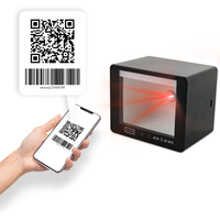 2D Omni desktop barcode scanner with compact design for POS