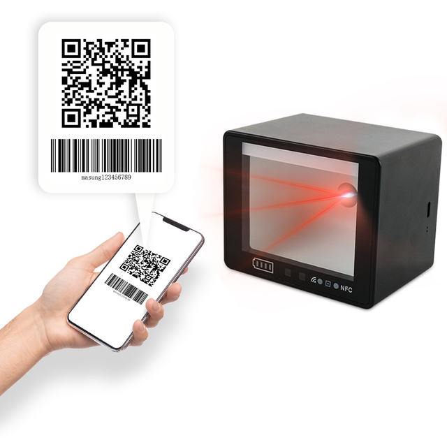 Industrial QR Code Scanner Machine for Inventory Management
