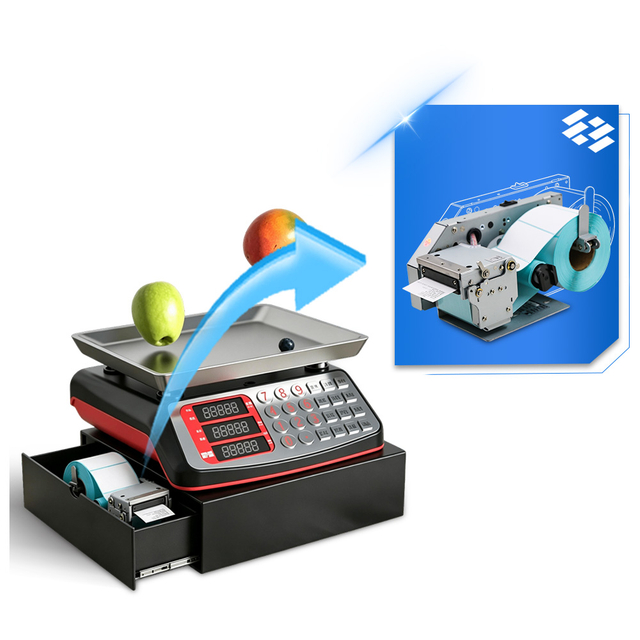 MS-LP212 Industrial Embedded Thermal Label Printer Unit for Kiosks Integration