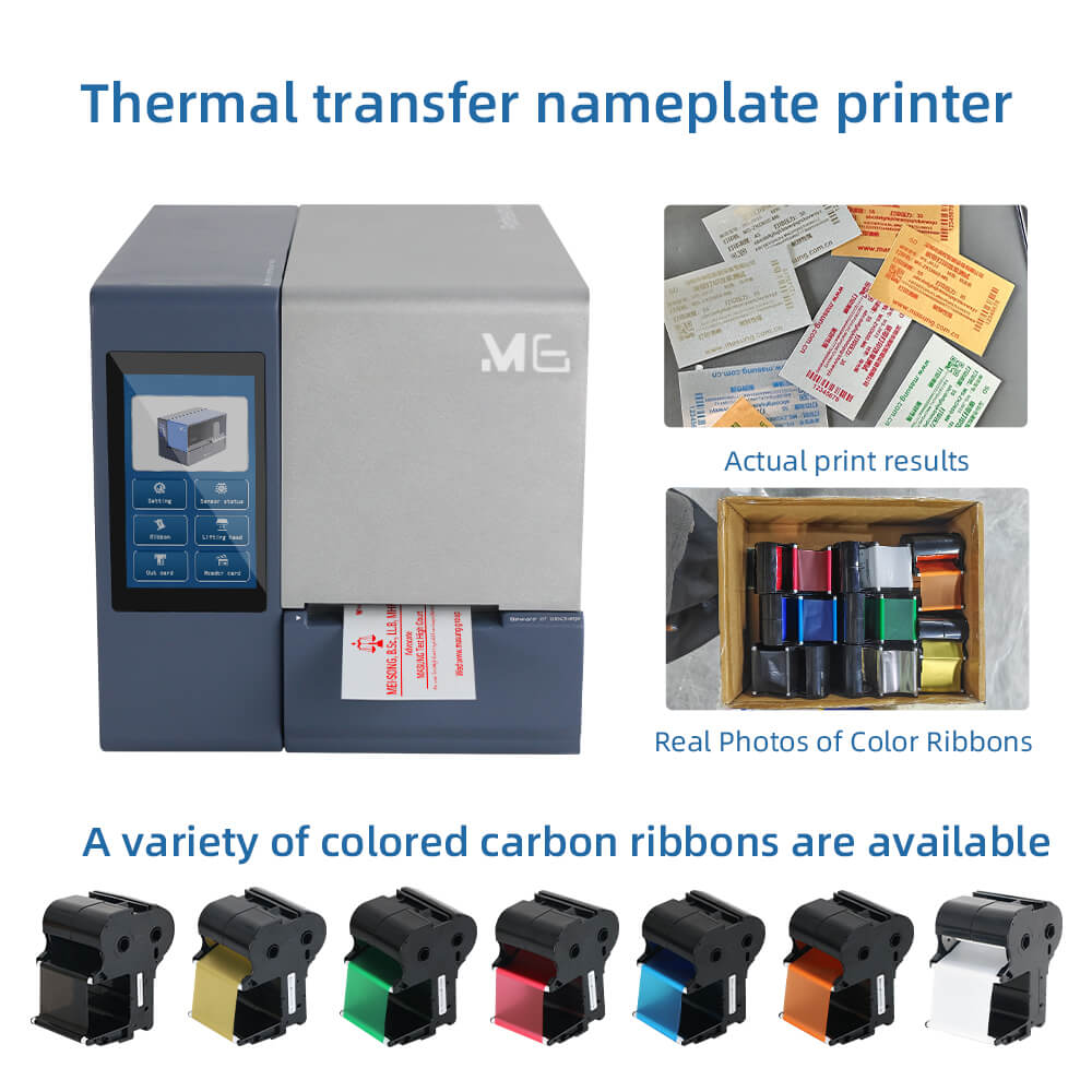 Masung MS-ZK650-M6 Customizable Printer for Printing Aluminium Nameplates & Business Cards