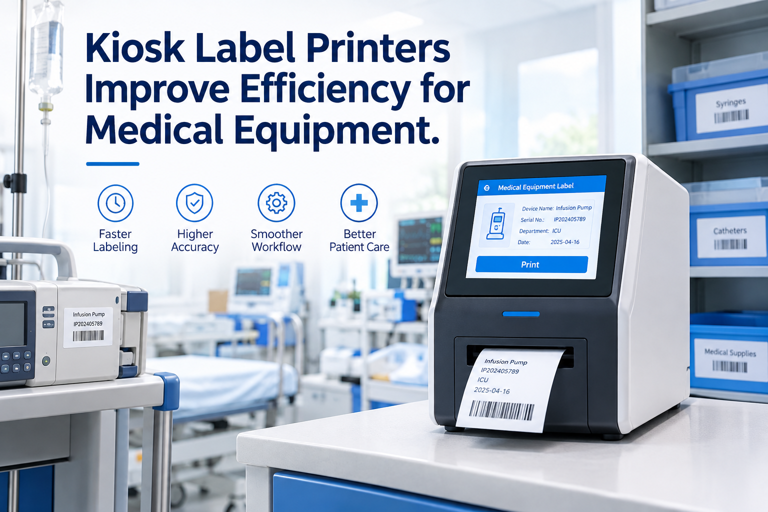 How Do Kiosk Label Printers Improve Labeling Efficiency in Medical Equipment?