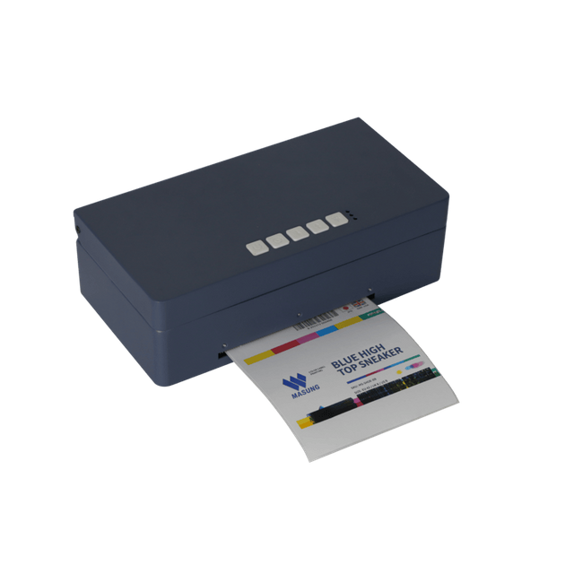 Masung MS-D4, Color Label Printer for Small & Medium Businesses with Automatic Full Cutter