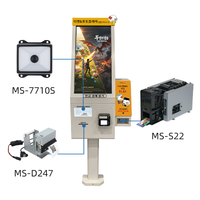 Masung Embedded Card Printer & Thermal Receipt Printer Module & QR Code Scanner Module for Self-Service Cinema Kiosks 