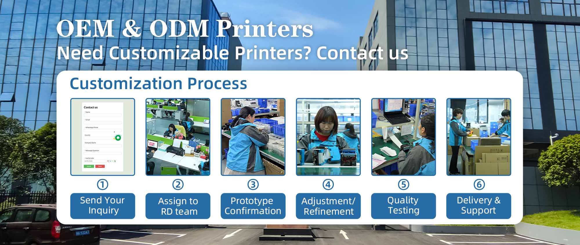 Masung printer customization process
