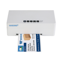 Masung MMF-D4 Full-Color Label Printer for Small Business with Cutter
